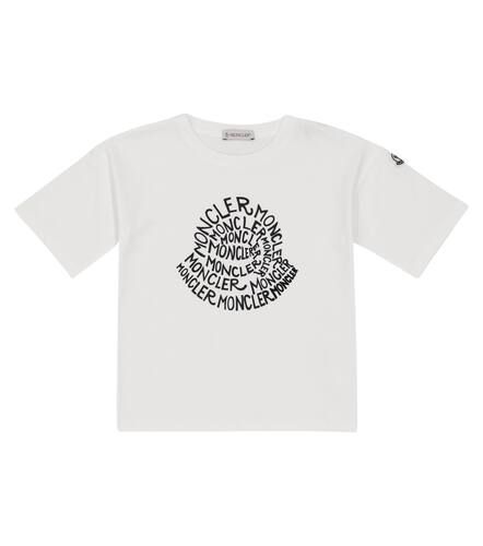 Camiseta de punto de algodón con logo - Moncler Enfant - Modalova