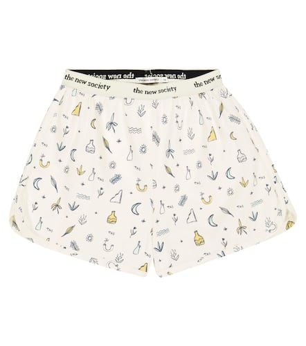 All The Things printed cotton shorts - The New Society - Modalova