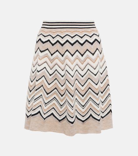 Minifalda de punto en zigzag - Missoni - Modalova