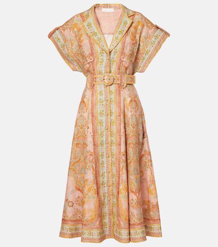 Vestido camisero Acacia de lino - Zimmermann - Modalova