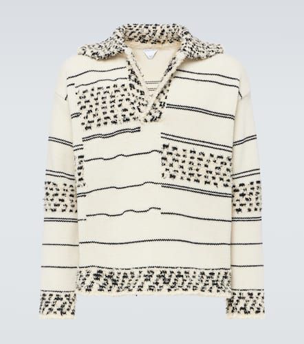 Striped wool polo sweater - Bottega Veneta - Modalova