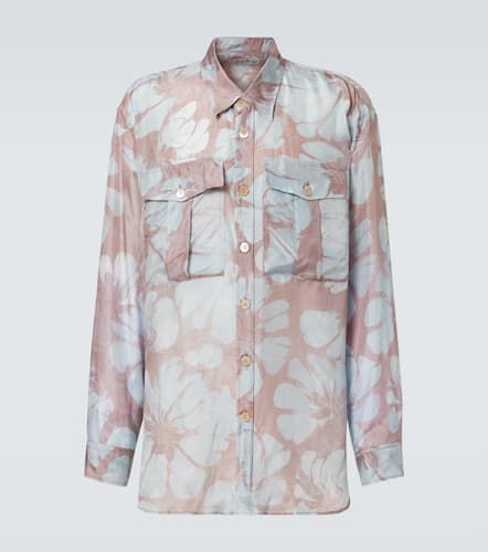 Camisa de seda estampada - Dries Van Noten - Modalova