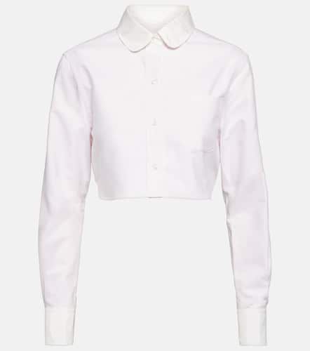Camisa de algodón cropped - Thom Browne - Modalova