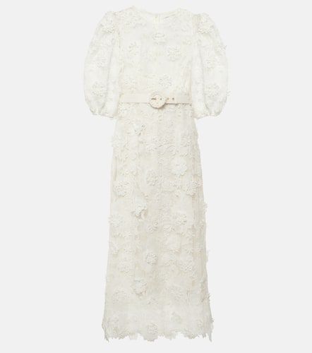 Halliday floral lace midi dress - Zimmermann - Modalova
