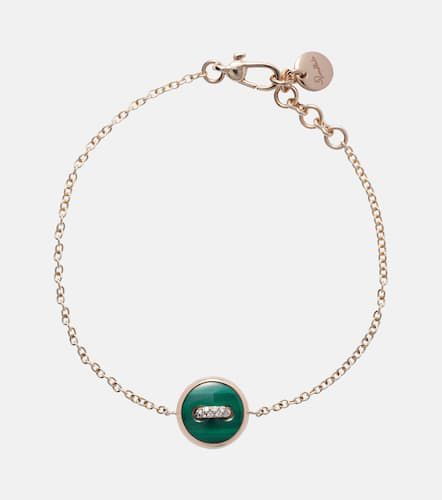 Pom Pom Dot 18kt rose chain bracelet with gemstones - Pomellato - Modalova