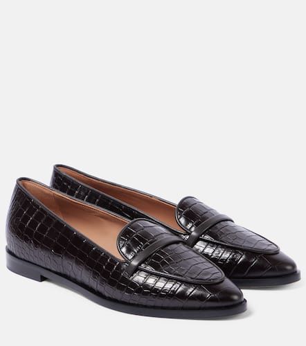 Barry embossed leather loafers - Malone Souliers - Modalova