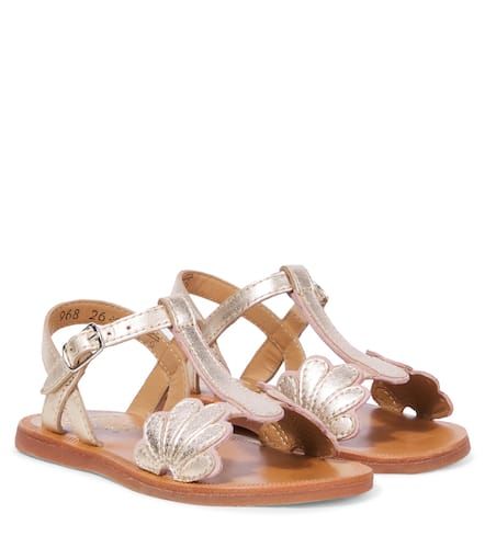 Sandalias Plagette Bloom de piel - Pom d'Api - Modalova