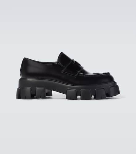 Prada Loafers Monolith aus Leder - Prada - Modalova