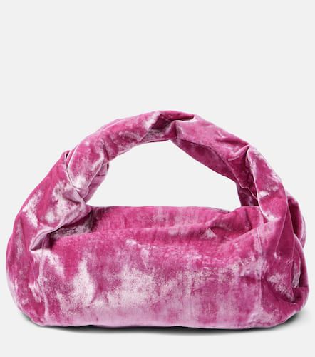 Borsa a spalla Twist Small in velluto - Dries Van Noten - Modalova