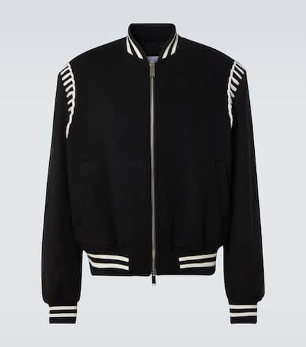 Bestickte Bomberjacke aus Wolle - Alexander McQueen - Modalova