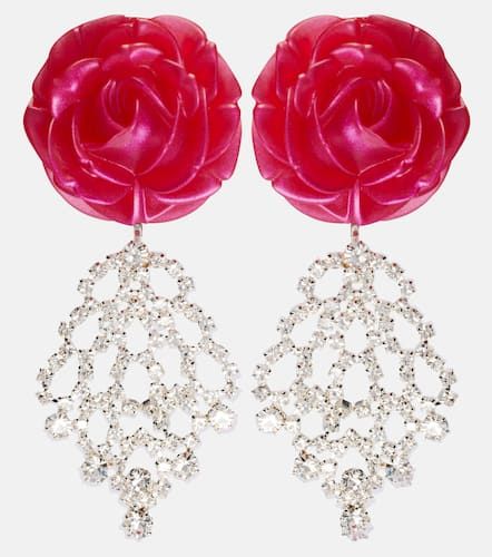 Crystal-embellished drop earrings - Magda Butrym - Modalova