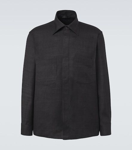 Giacca camicia Regis in seta - Saman Amel - Modalova