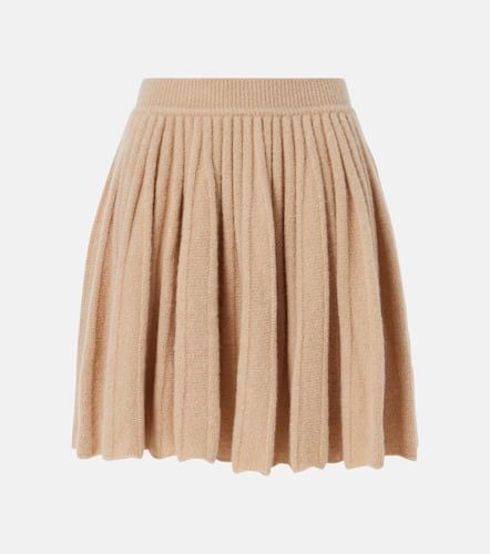 Cocooning cashmere and silk bouclÃ© miniskirt - Loro Piana - Modalova