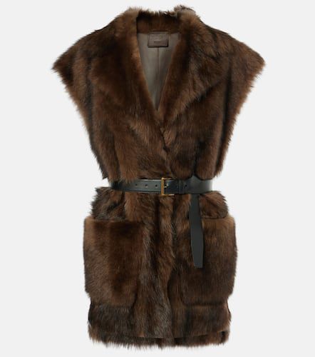 Prada Gilet in shearling - Prada - Modalova