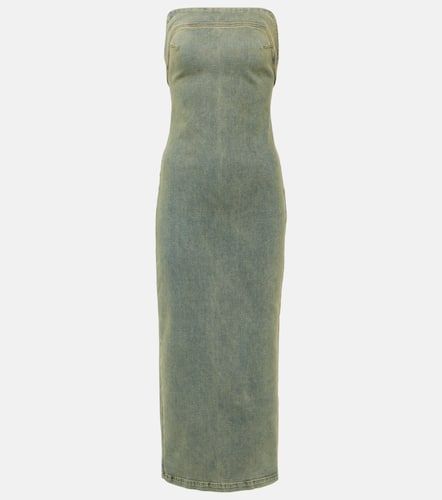 Strapless denim midi dress - Entire Studios - Modalova