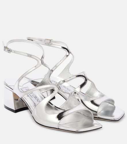 Azilia 45 metallic leather sandals - Jimmy Choo - Modalova