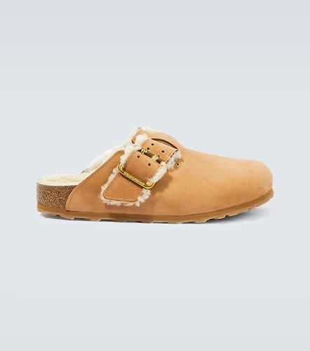 Boston nubuck and shearling clogs - Birkenstock - Modalova