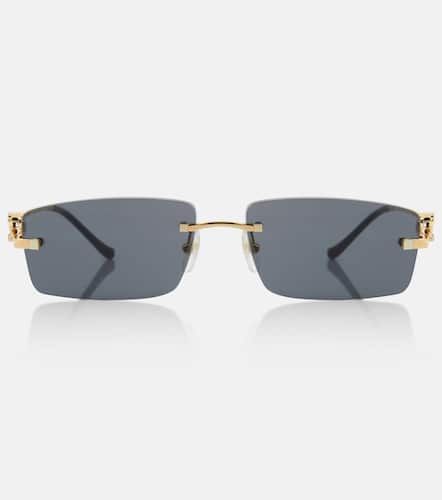 Panthere De Cartier rectangular sunglasses - Cartier Eyewear Collection - Modalova