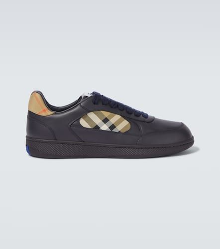 Sneakers Check in pelle - Burberry - Modalova