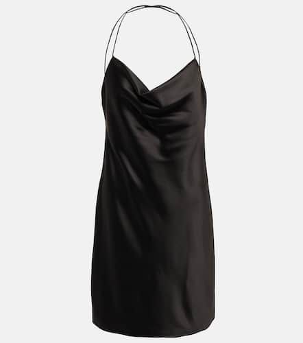 Cowl-neck silk slip dress - Saint Laurent - Modalova