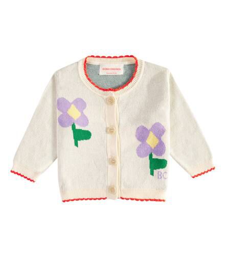 Baby - Cardigan Pansy Flower in cotone - Bobo Choses - Modalova