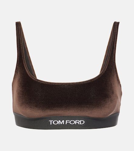 Tom Ford Top bralette in velour - Tom Ford - Modalova
