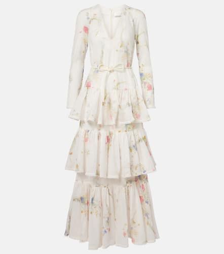 Lucky floral tiered cotton maxi dress - Zimmermann - Modalova