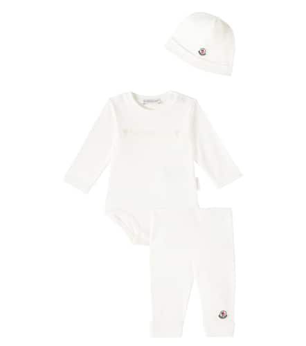 Baby - Body, pantaloni e berretto in cotone - Moncler Enfant - Modalova