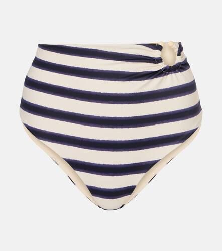 Striped high-rise bikini bottoms - Johanna Ortiz - Modalova