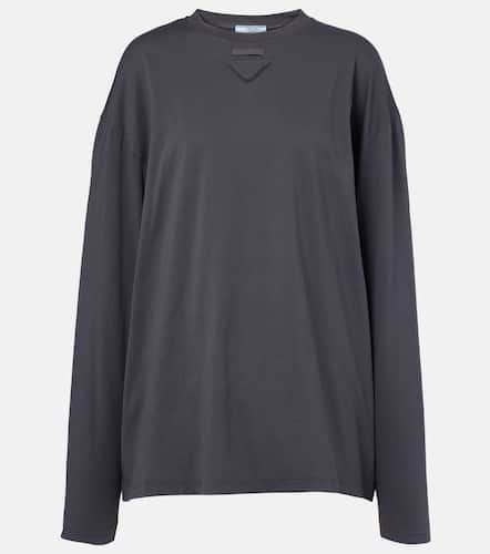 Prada Oversize-Top aus Baumwolle - Prada - Modalova