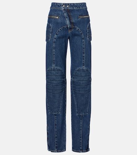 Jeans rectos con patchwork - Jean Paul Gaultier - Modalova