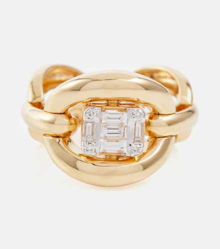 Catena Illusion 18kt gold ring with diamonds - Nadine Aysoy - Modalova