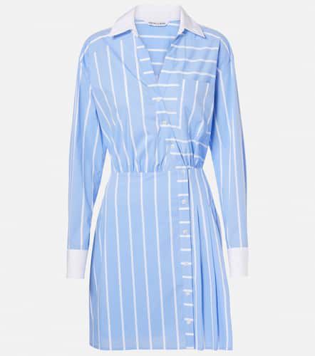 Poppe striped cotton-blend shirt dress - Veronica Beard - Modalova