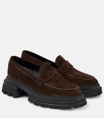 Plateau-Loafers aus Veloursleder - Hogan - Modalova