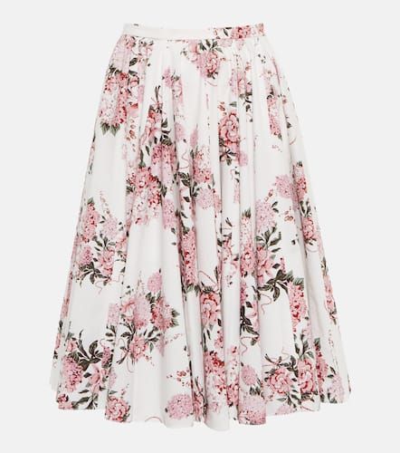 Edy floral cotton poplin midi dress - Emilia Wickstead - Modalova