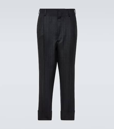 Pantalones chinos tailored de lana - Prada - Modalova