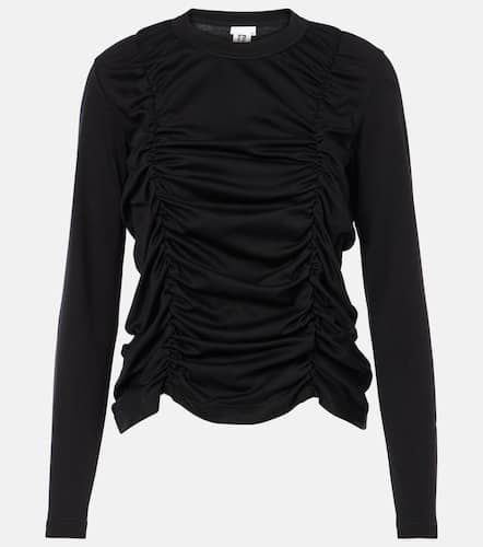 Top in cotone con volant - Noir Kei Ninomiya - Modalova