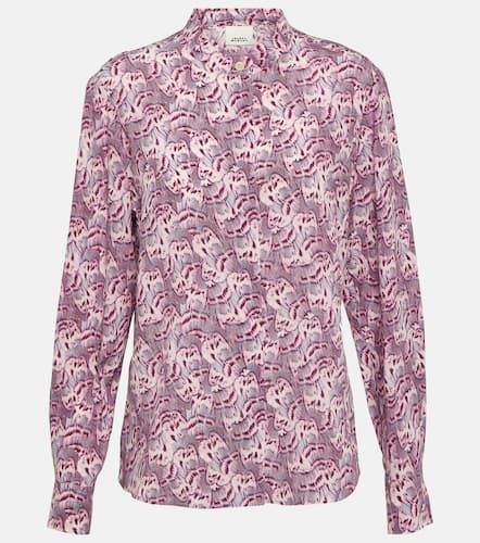 Ilda printed silk-blend blouse - Isabel Marant - Modalova