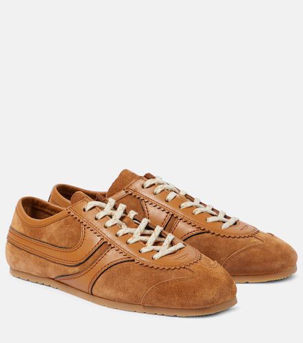 Leather and suede sneakers - Dries Van Noten - Modalova