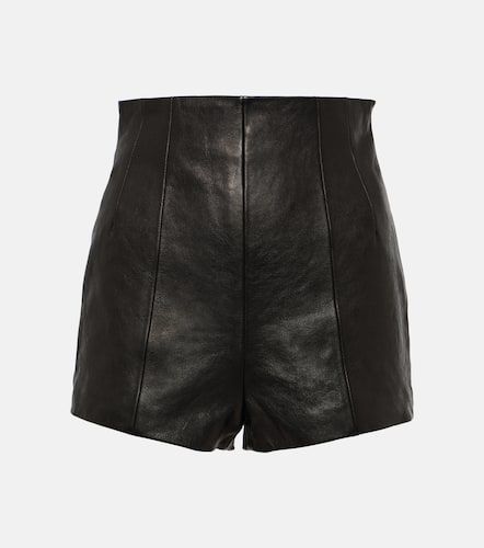 Lennman high-rise leather shorts - Khaite - Modalova
