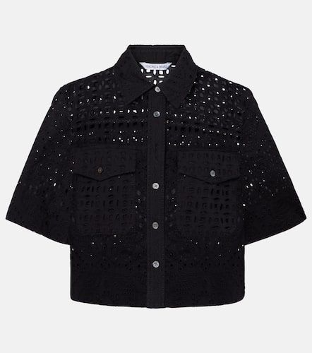 Spruce embroidered cotton shirt - Veronica Beard - Modalova