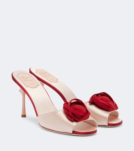 Roger Vivier Epine Rose satin mules - Roger Vivier - Modalova