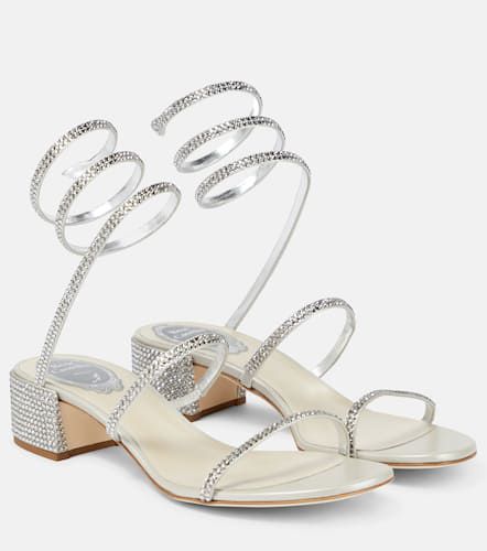 Sandalen Cleo 45 aus Satin mit Kristallen - Rene Caovilla - Modalova