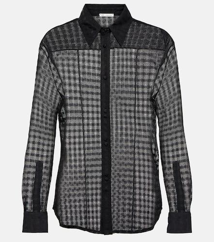 Chemise en dentelle à carreaux - Ami Paris - Modalova