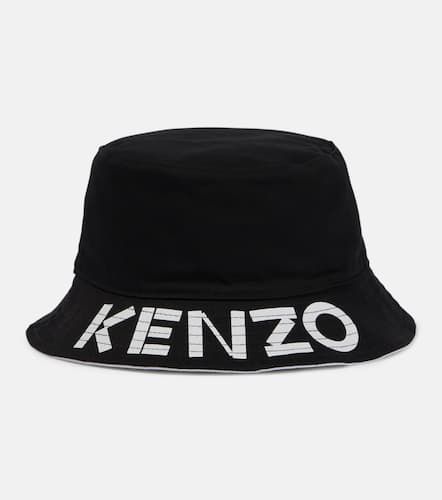 Logo reversible cotton sun hat - Kenzo - Modalova