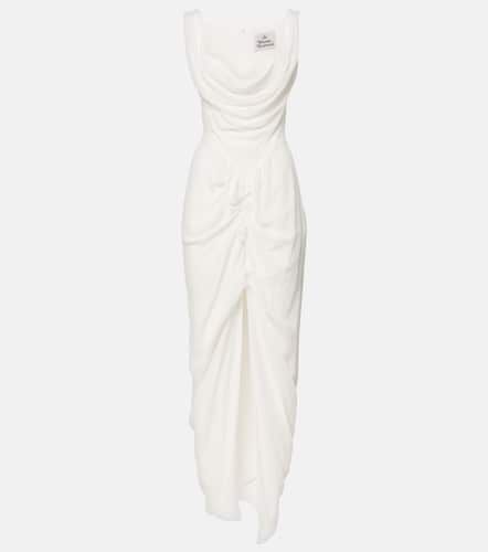 Panther gathered asymmetric maxi dress - Vivienne Westwood - Modalova