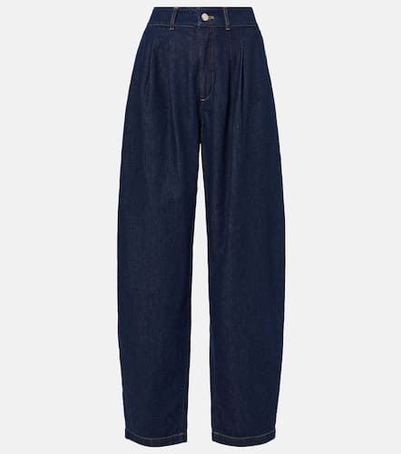 Tapered high-rise barrel-leg jeans - Frame - Modalova