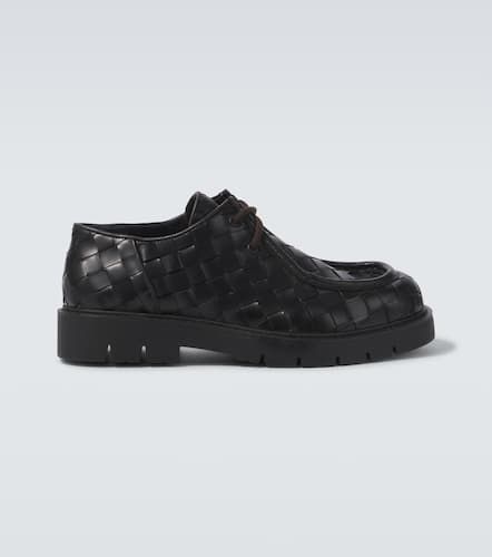 Haddock Intrecciato leather Derby shoes - Bottega Veneta - Modalova