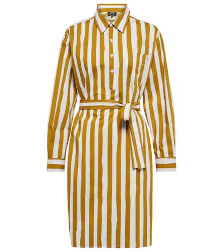 Plaja striped cotton shirt dress - A.P.C. - Modalova