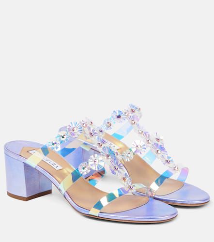 Meteorite embellished PVC mules - Aquazzura - Modalova